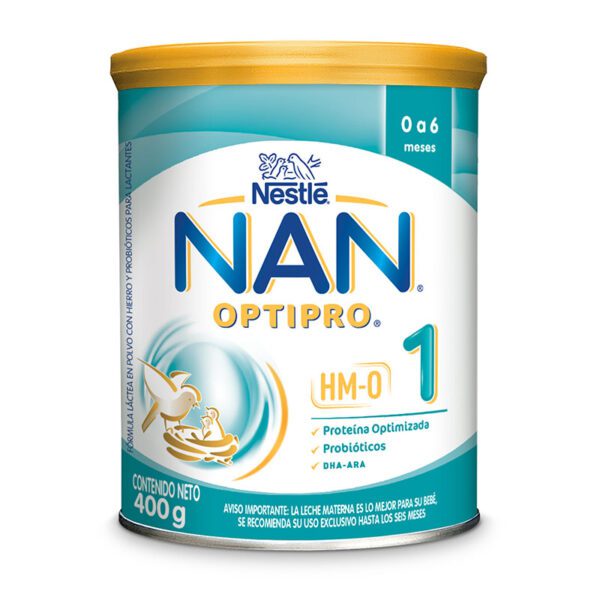 LECHE NAN 1 400 GMS PROT PLUS