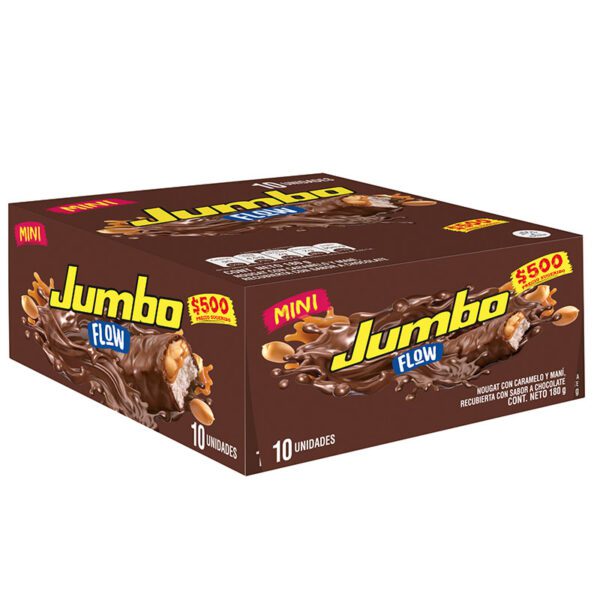 CHOCOLATINA JUMBO FLOW LECHE 18 GR 10 UN